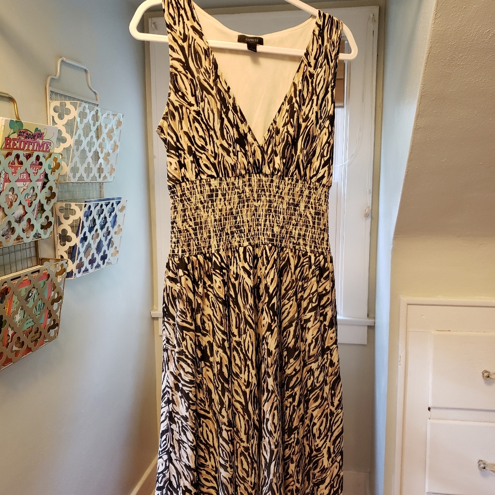 Express Animal Print Dress